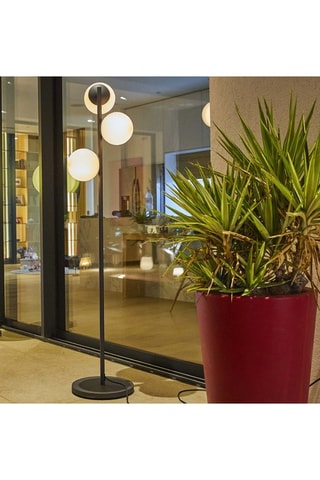 Lampada da terra LED Globy tree - Marrone - 3 x 60 W