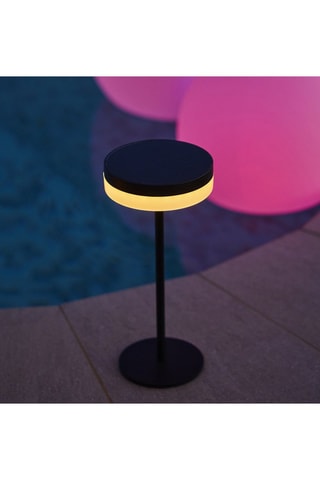 Lampada da tavolo a energia solare LED Vivia - Nero