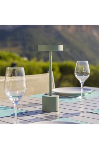 2 lampade da tavolo LED Roby - 2 W - Verde oliva - 50 h di autonomia - Classe E