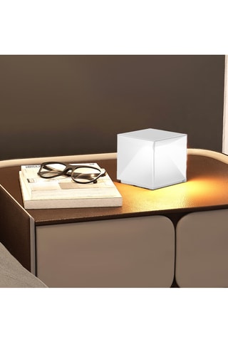 Lampada da tavolo LED senza cavo Cubox Mini - Bianco - 2 W