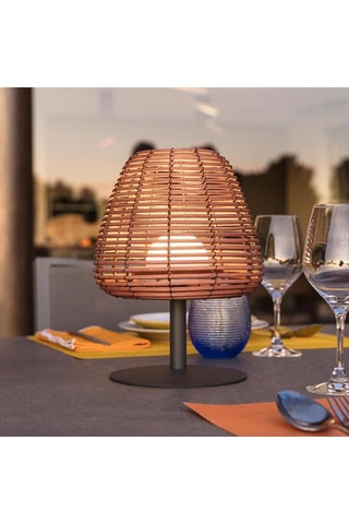 2 lampade LED Boheme - 1,2 W - Marrone - 8 h di autonomia - Classe G