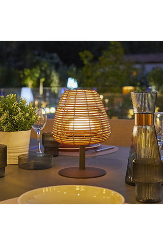 2 lampade LED Boheme - 1,2 W - Marrone - 8 h di autonomia - Classe G