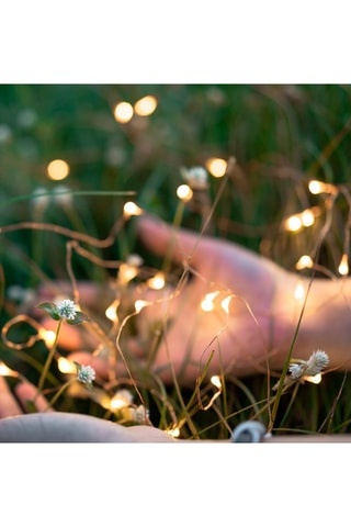 Decorazione presa elettrica LED Party Clear - Bianco caldo