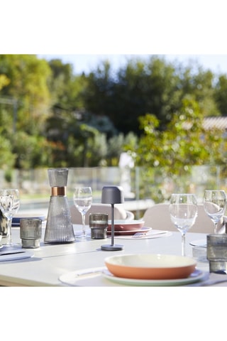 Lampada da tavolo senza fili LED ricaricabile Sophia - Antracite