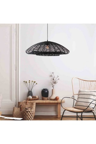 Lampadario Alba black - Nero - 60 W