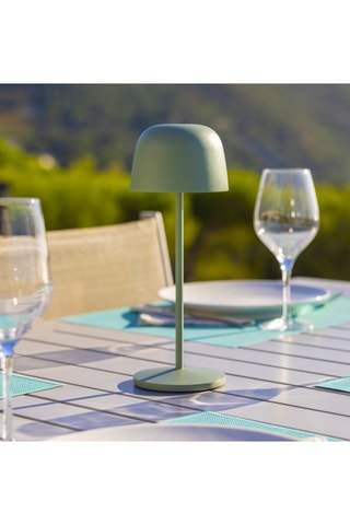 Lampada da tavolo LED senza fili Sophia - Verde oliva