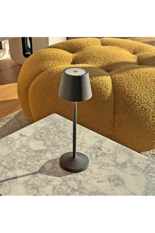 9 lampade da tavolo LED Emily - Grigio scuro - 1,8 W