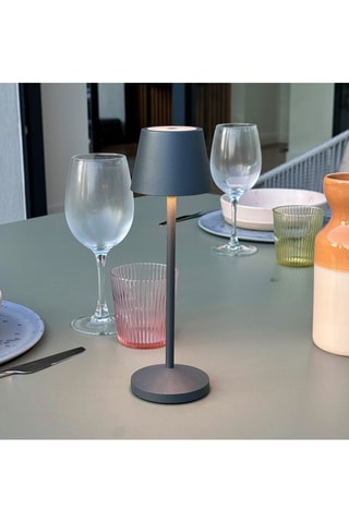 9 lampade da tavolo LED Emily - Grigio scuro - 1,8 W