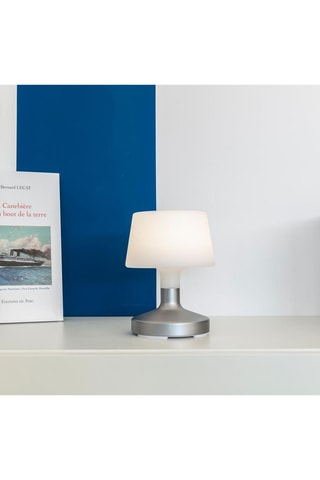 Lampada da tavolo senza cavo LED Helen Silver-0,6 W - Bianco caldo