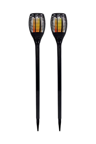 2 torches solaires Mini Maity Sun - Noir - 2 x 1 W
