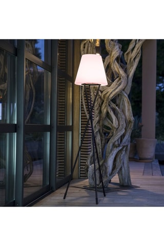 Lampada da terra su treppiede senza fili LED Try C150 - Bianco e nero - 5 W