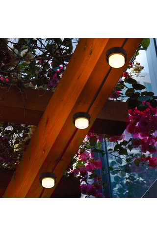 10 mini faretti solari LED Soliray - Nero - 10 x 5 W