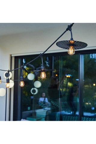 Decorazione luminosa da interno ed esterno 10 LED con presa elettrica Planet Light - 6 m