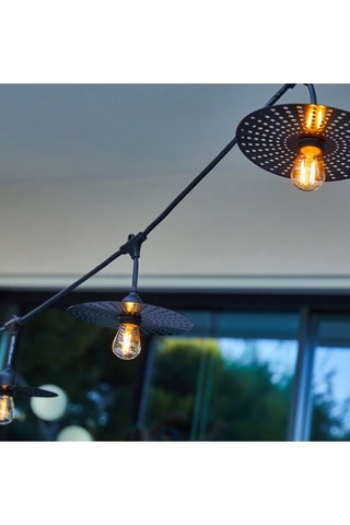 Decorazione luminosa da interno ed esterno 10 LED con presa elettrica Planet Light - 6 m