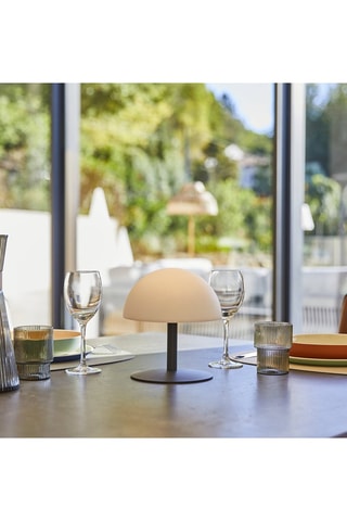 Lampada LED Neptune Rock - Grigio e bianco