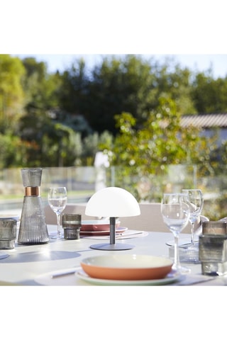 Lampada LED Neptune Rock - Grigio e bianco