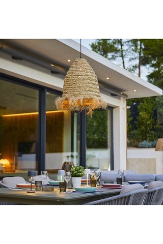 Lampadario LED da esterno Anafi - Beige  - 41 x 47 cm