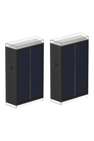 2 Appliques murales solaires RODY H18 cm