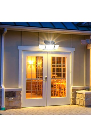 2 proiettori solari da esterno LED Gleamax - Nero - 3 x 8,5 W