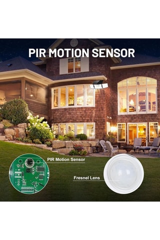 2 proiettori solari da esterno LED Gleamax - Nero - 3 x 8,5 W