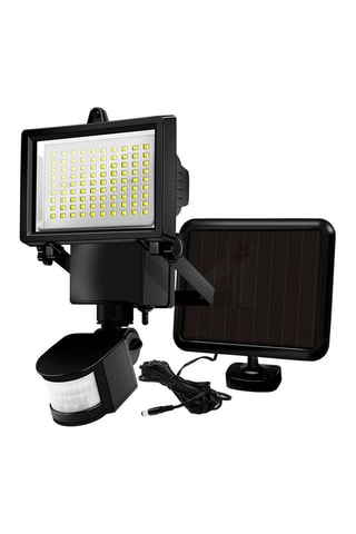 Proiettore solare da esterno a LED Cooper - Nero - 2 x 10 W