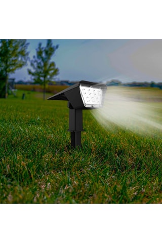 2 proiettori solari da esterno LED Curtis - Nero - 2 x 5 W