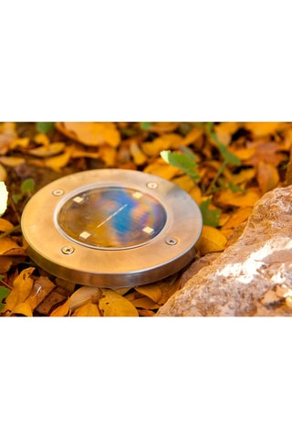 8 faretti solari LED Decky - Nero