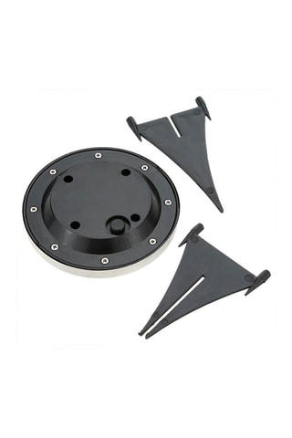 8 faretti solari LED Decky - Nero