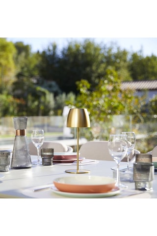 Lampada da tavolo senza fili LED ricaricabile Orlum - Dorato