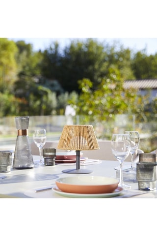 Lampada LED Standy Mini Raffy - Nero e marrone