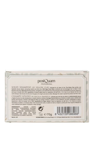 Vaste shampoo met gele klei - Geschikt voor elk haartype - 70 g