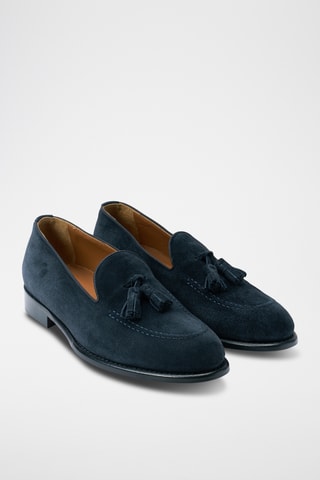 Mocassins de couro Mckay - Azul