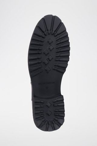 Botins Chelsea regular em couro - Castanho-escuro - Castanho-escuro