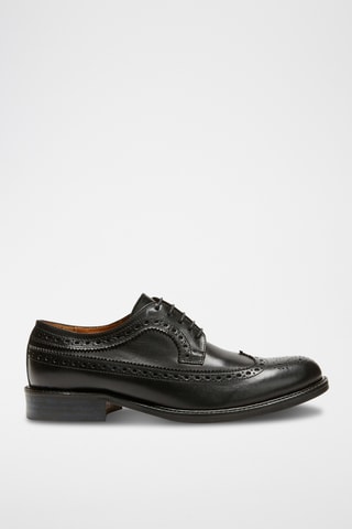 Derbies de couro Mckay - Preto