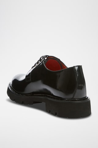 Derbies de couro Ago - Preto