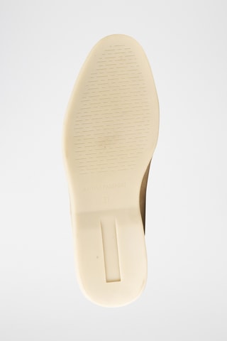Slip-on em couro camurça Regular - Castanho