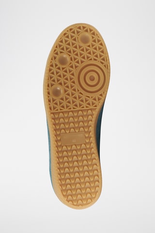 Sapatilhas em couro camurça Regular - Azul-marinho