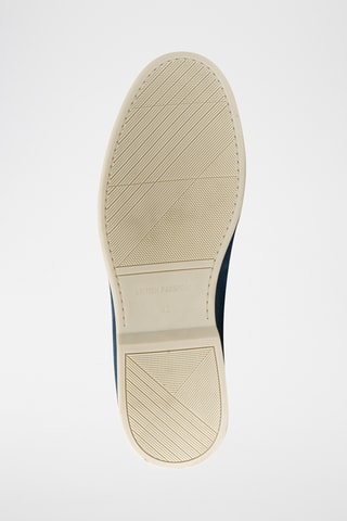 Mocassins em couro Regular - Azul-marinho