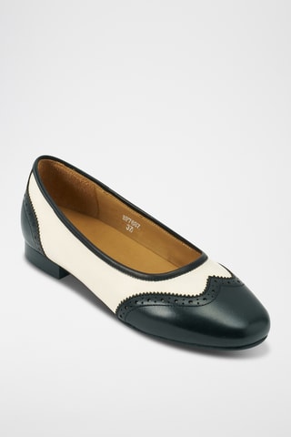 Sabrinas em couro Regular - Preto