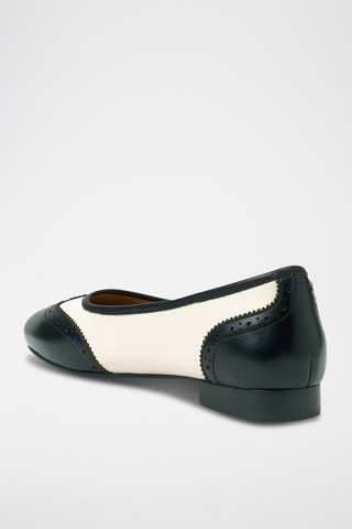 Sabrinas em couro Regular - Preto