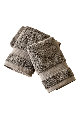 Asciugamano ospite - Marrone - 30 x 50 cm