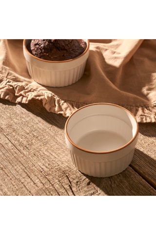 2 ramequin in porcellana