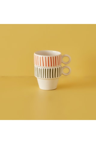 2 tazze da caffè in ceramica - 10,5 cl