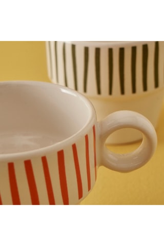 2 tazze da caffè in ceramica - 10,5 cl