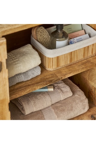 Cesto in bambù - Neutro - 25 x 14 x 8 cm