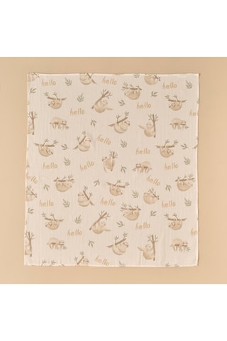 Plaid - Beige - 90 x 100 cm