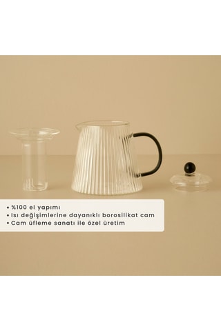 Teiera in vetro borosilicato - 50 cl
