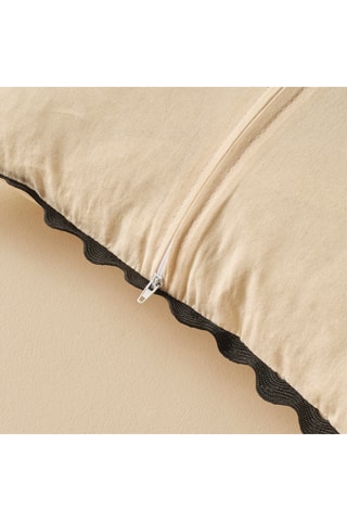 Cuscino - Bianco e grigio - 43 x 43 cm