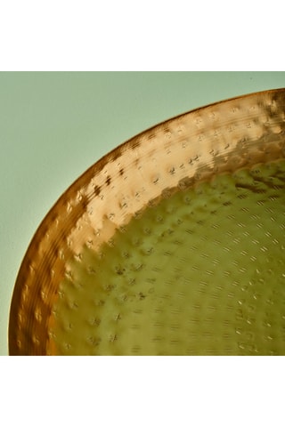 Piatto decorativo - Dorato - 40 cm