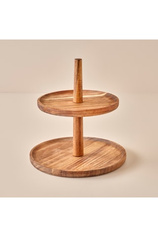 Plateau de présentation en acacia